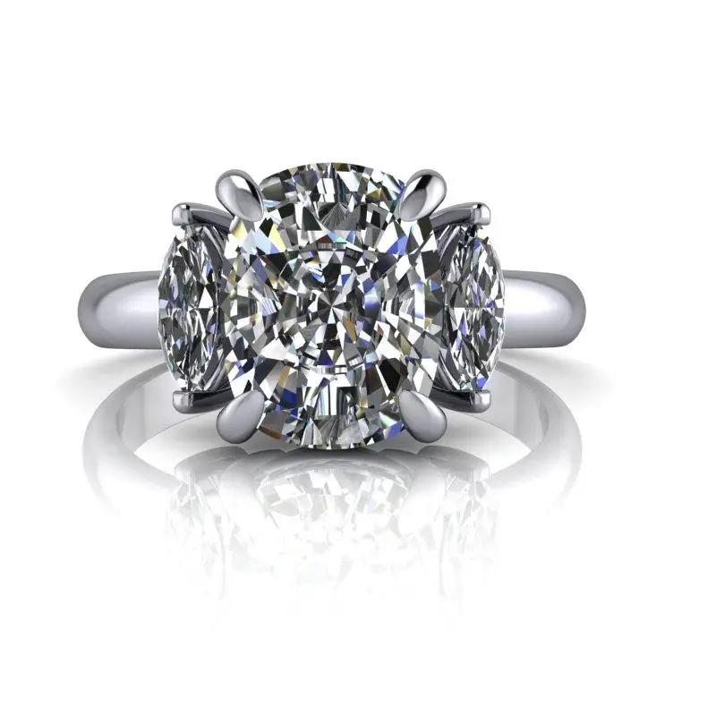 10kt white gold Engagement Ring Bel Viaggio Designs, LLC