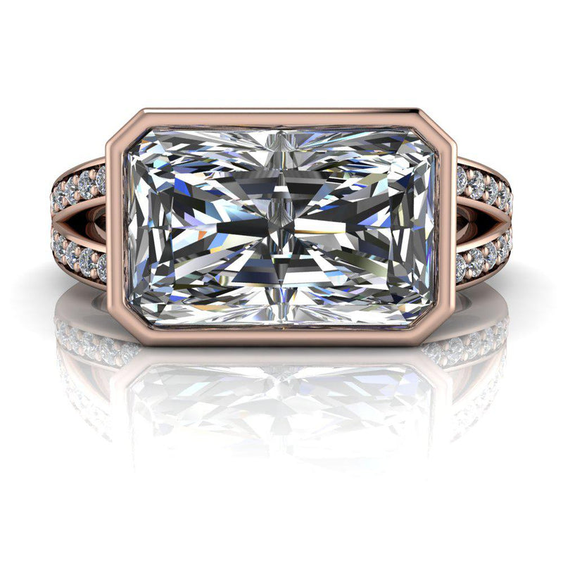 10kt rose gold Engagement Ring Bel Viaggio Designs, LLC