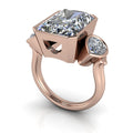 10kt rose gold Engagement Ring Bel Viaggio Designs, LLC