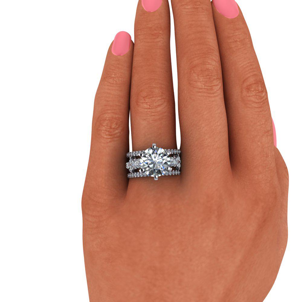 10kt rose gold Engagement Ring Bel Viaggio Designs, LLC