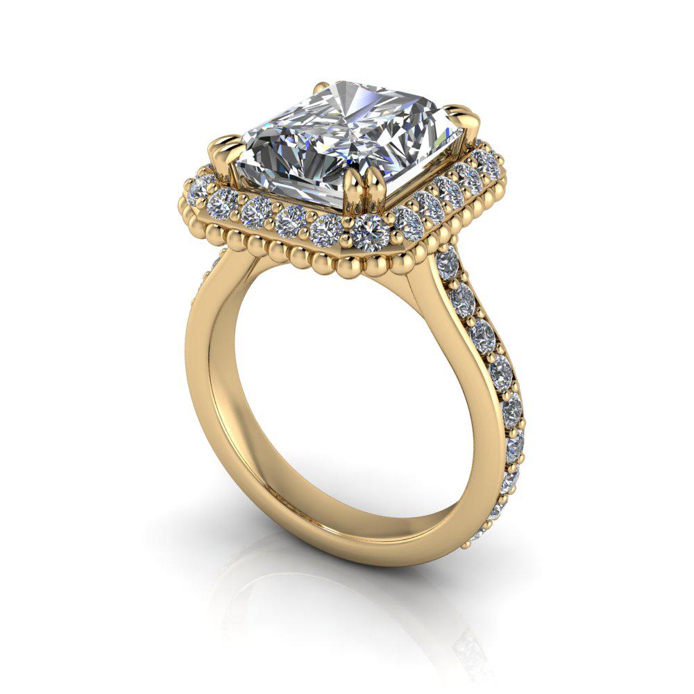 10kt yellow gold bridal set Bel Viaggio Designs, LLC