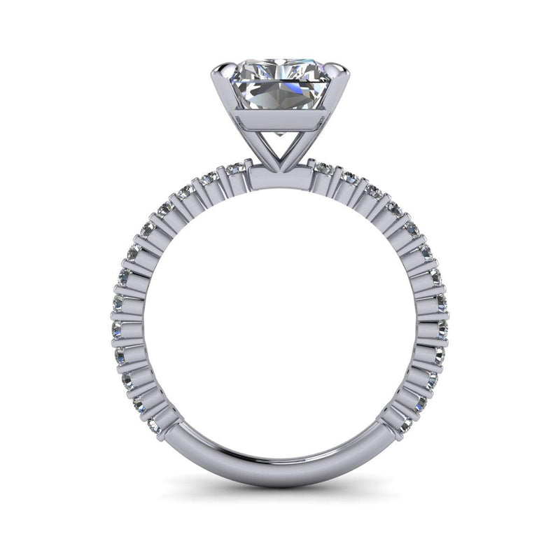 10kt white gold Engagement Ring Bel Viaggio Designs, LLC