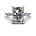 10kt white gold Engagement Ring Bel Viaggio Designs, LLC