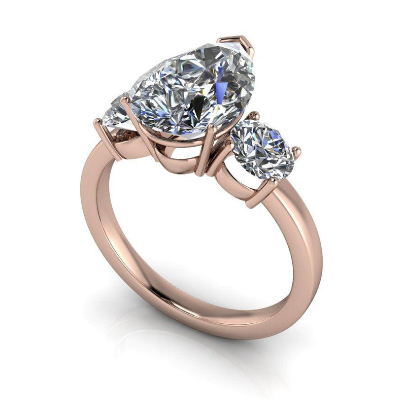 10kt rose gold Engagement Ring Bel Viaggio Designs, LLC