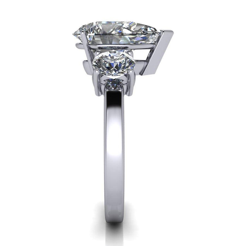 14kt white gold Engagement Ring Bel Viaggio Designs, LLC