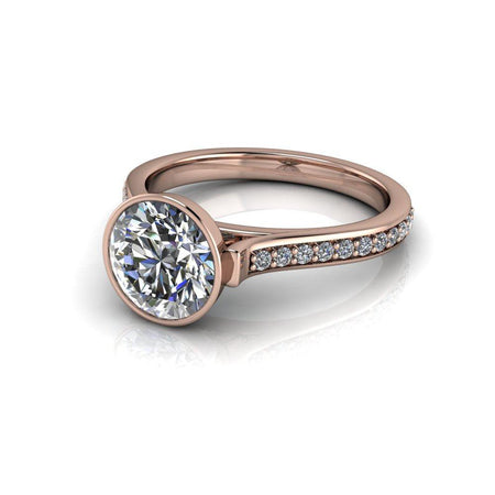 10kt rose gold Engagement Ring Bel Viaggio Designs, LLC