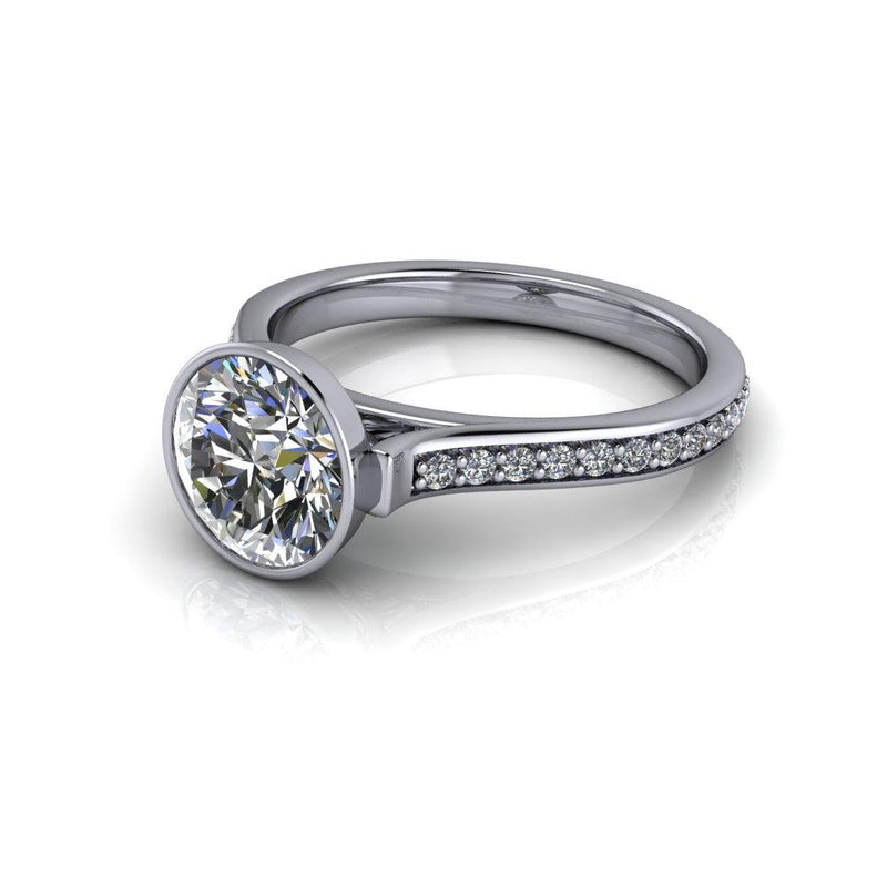 10kt yellow gold Engagement Ring Bel Viaggio Designs, LLC