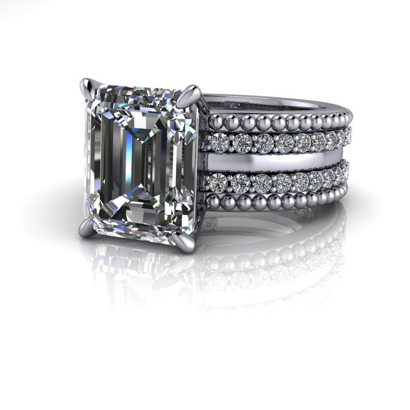 10kt white gold Engagement Ring Bel Viaggio Designs, LLC