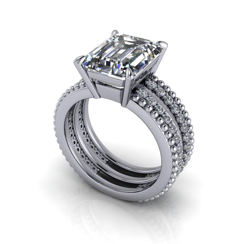 925 Silver Engagement Ring Bel Viaggio Designs, LLC