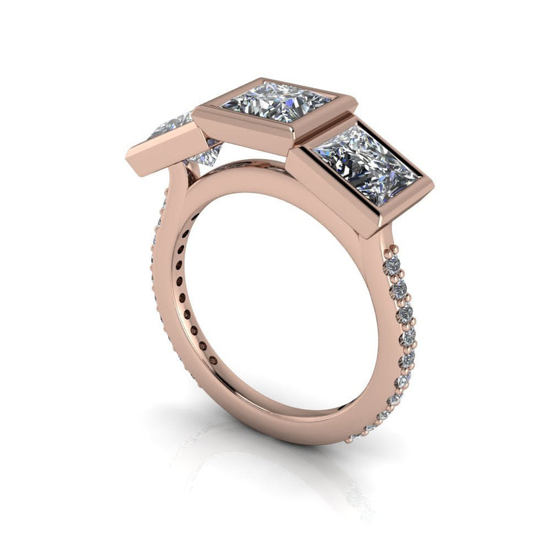 10kt rose gold Ring Bel Viaggio Designs, LLC