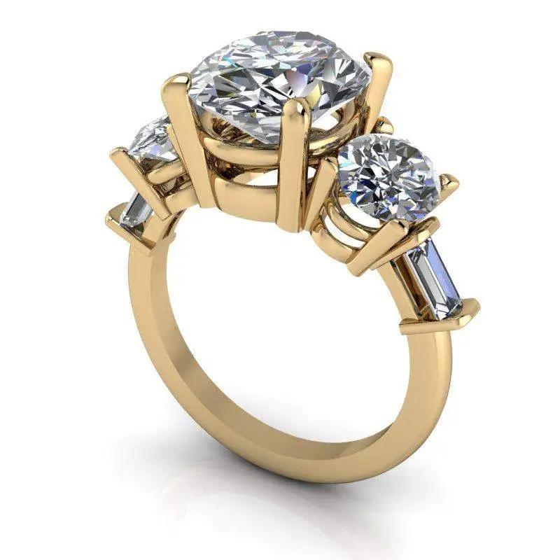 925 Silver Engagement Ring Bel Viaggio Designs, LLC