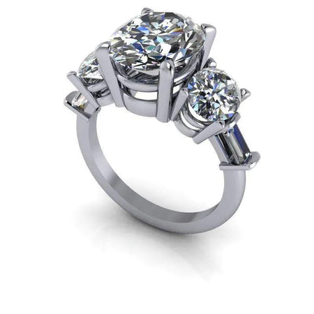 925 Silver Engagement Ring Bel Viaggio Designs, LLC