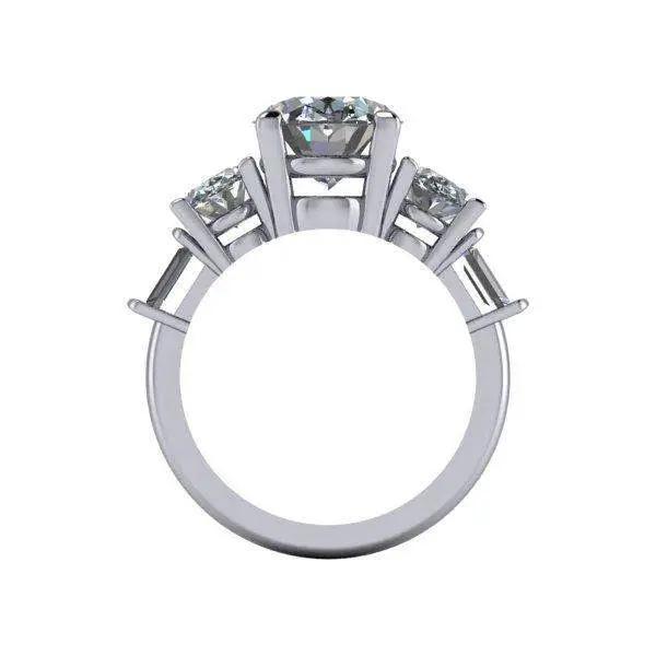 925 Silver Engagement Ring Bel Viaggio Designs, LLC