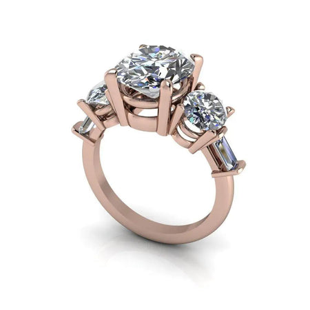 10kt rose gold Engagement Ring Bel Viaggio Designs, LLC