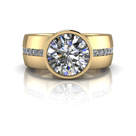 14kt yellow gold Engagement Ring Bel Viaggio Designs, LLC