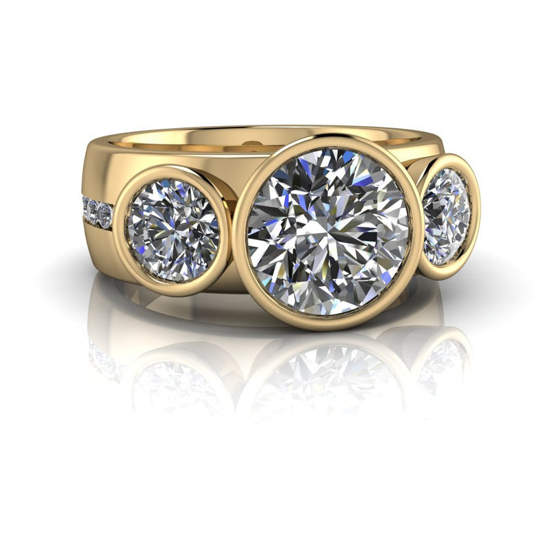 10kt yellow gold Engagement Ring Bel Viaggio Designs, LLC