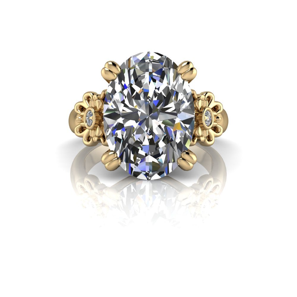 10kt yellow gold Engagement Ring Bel Viaggio Designs, LLC