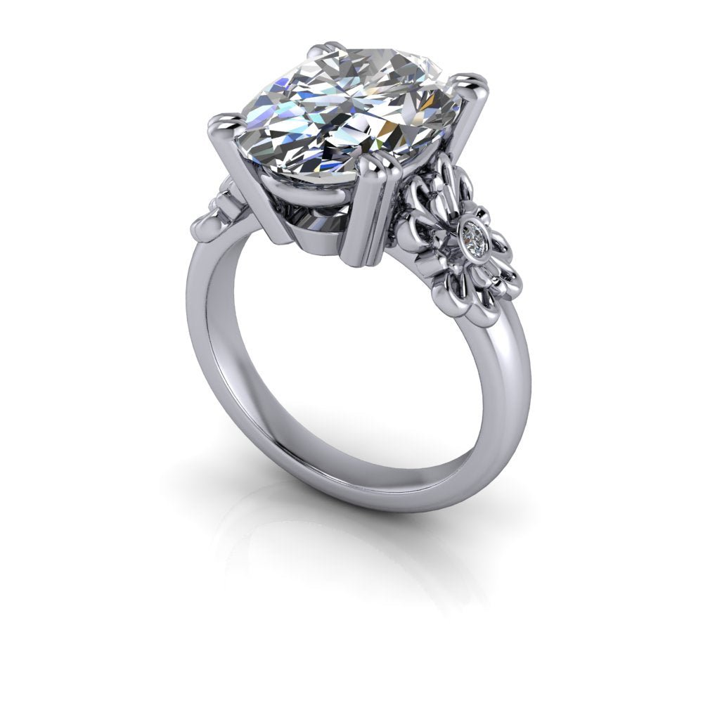 10kt white gold Engagement Ring Bel Viaggio Designs, LLC