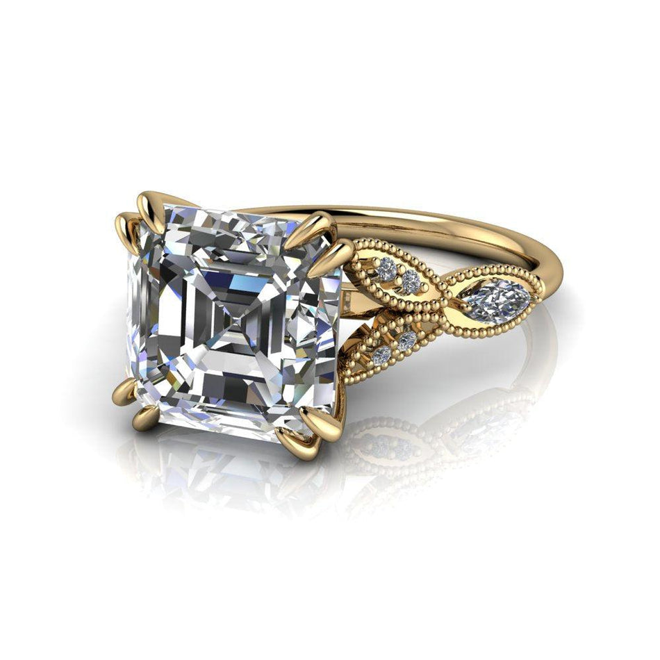 10kt yellow gold Engagement Ring Bel Viaggio Designs, LLC