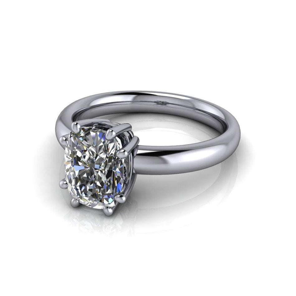 10kt white gold Engagement Ring Bel Viaggio Designs, LLC