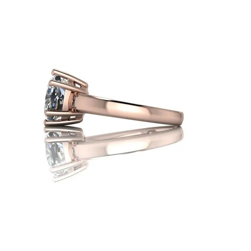 10kt rose gold Engagement Ring Bel Viaggio Designs, LLC