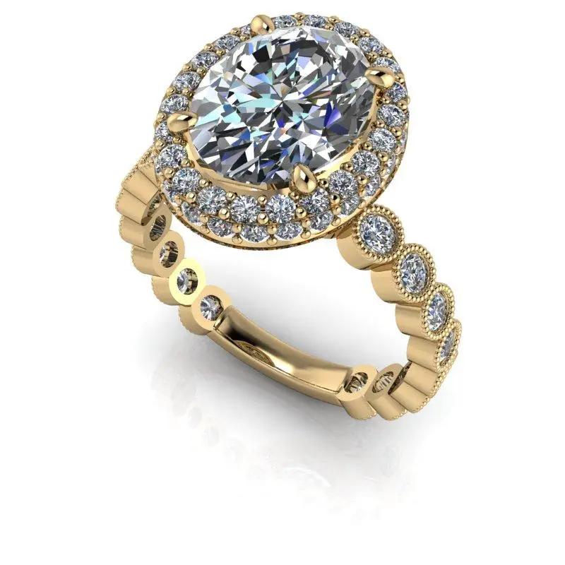 10kt yellow gold Engagement Ring Bel Viaggio Designs, LLC