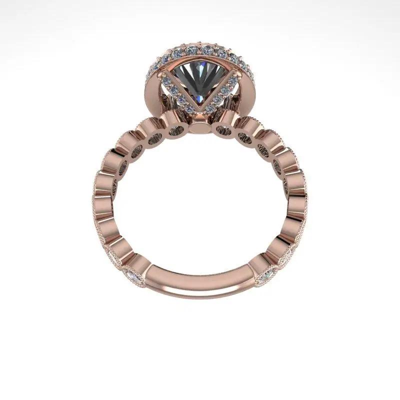 14kt rose gold Engagement Ring Bel Viaggio Designs, LLC