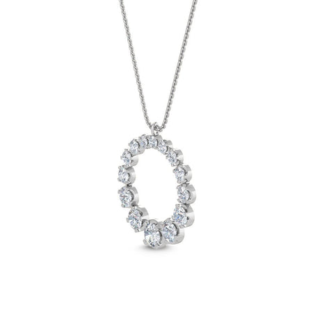 10kt white gold necklace Bel Viaggio Designs, LLC