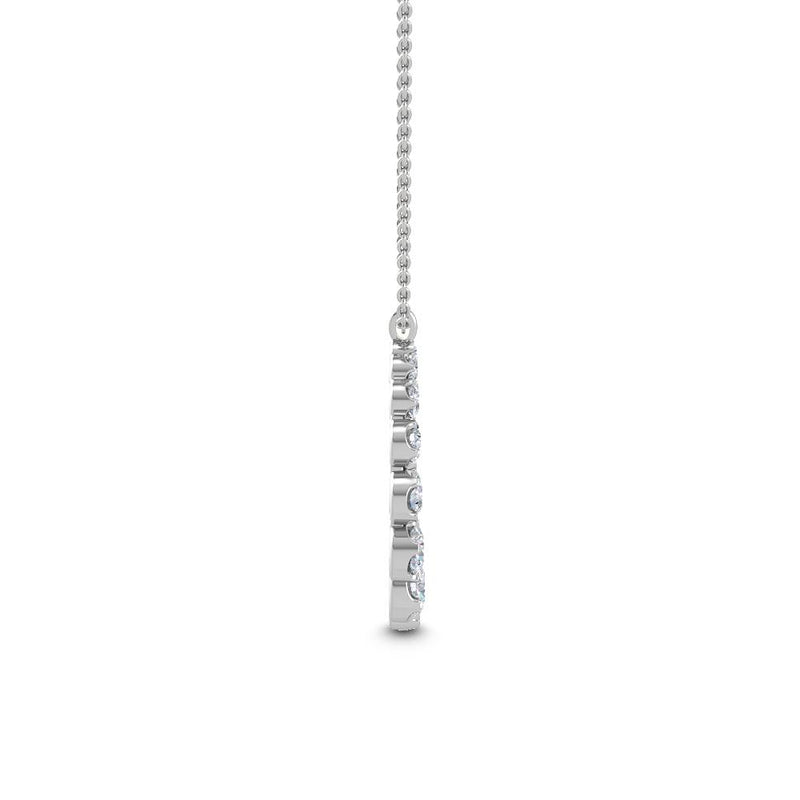 10kt white gold necklace Bel Viaggio Designs, LLC