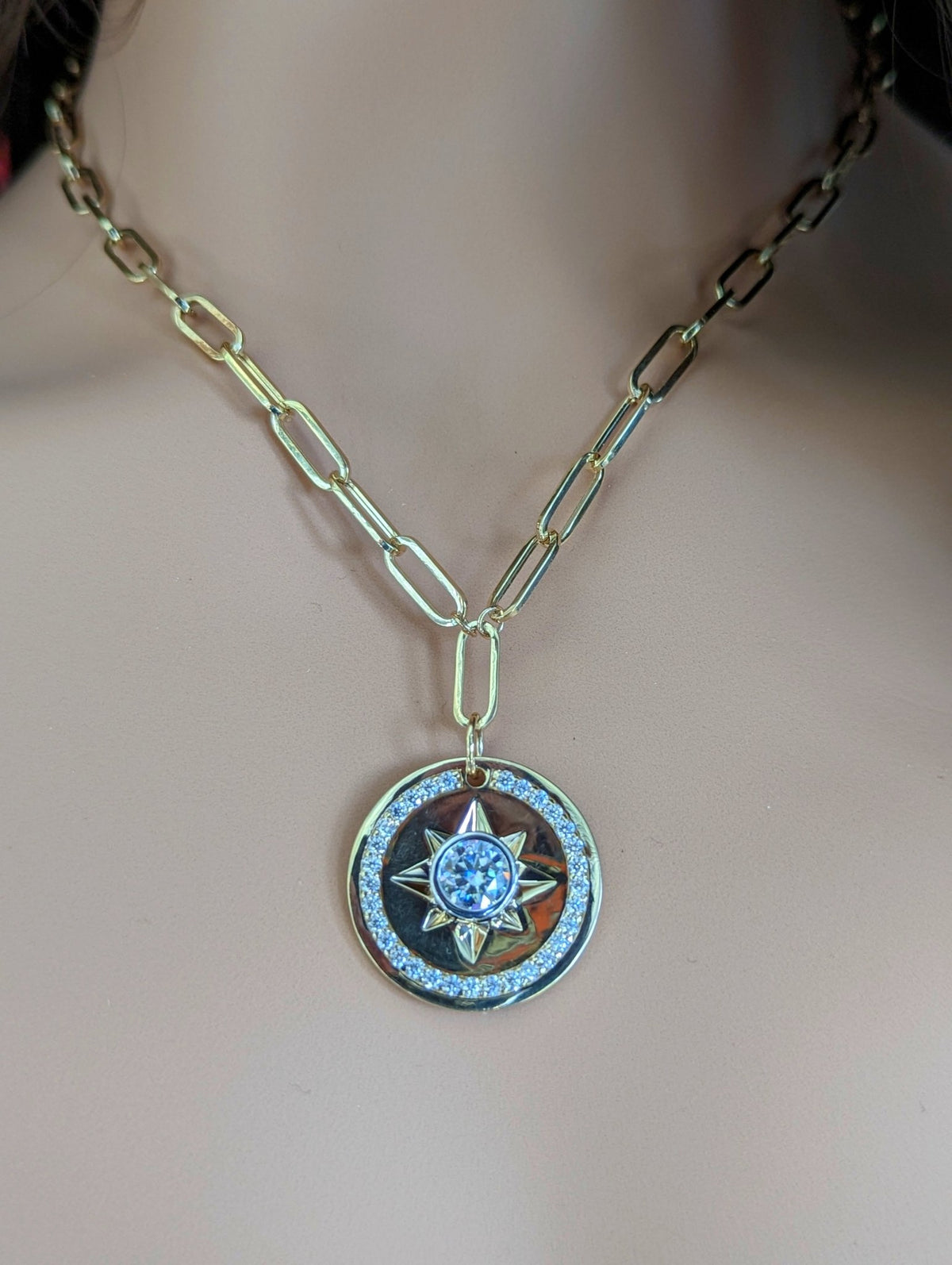 18kt/14kt yellow gold Necklace Bel Viaggio Designs, LLC