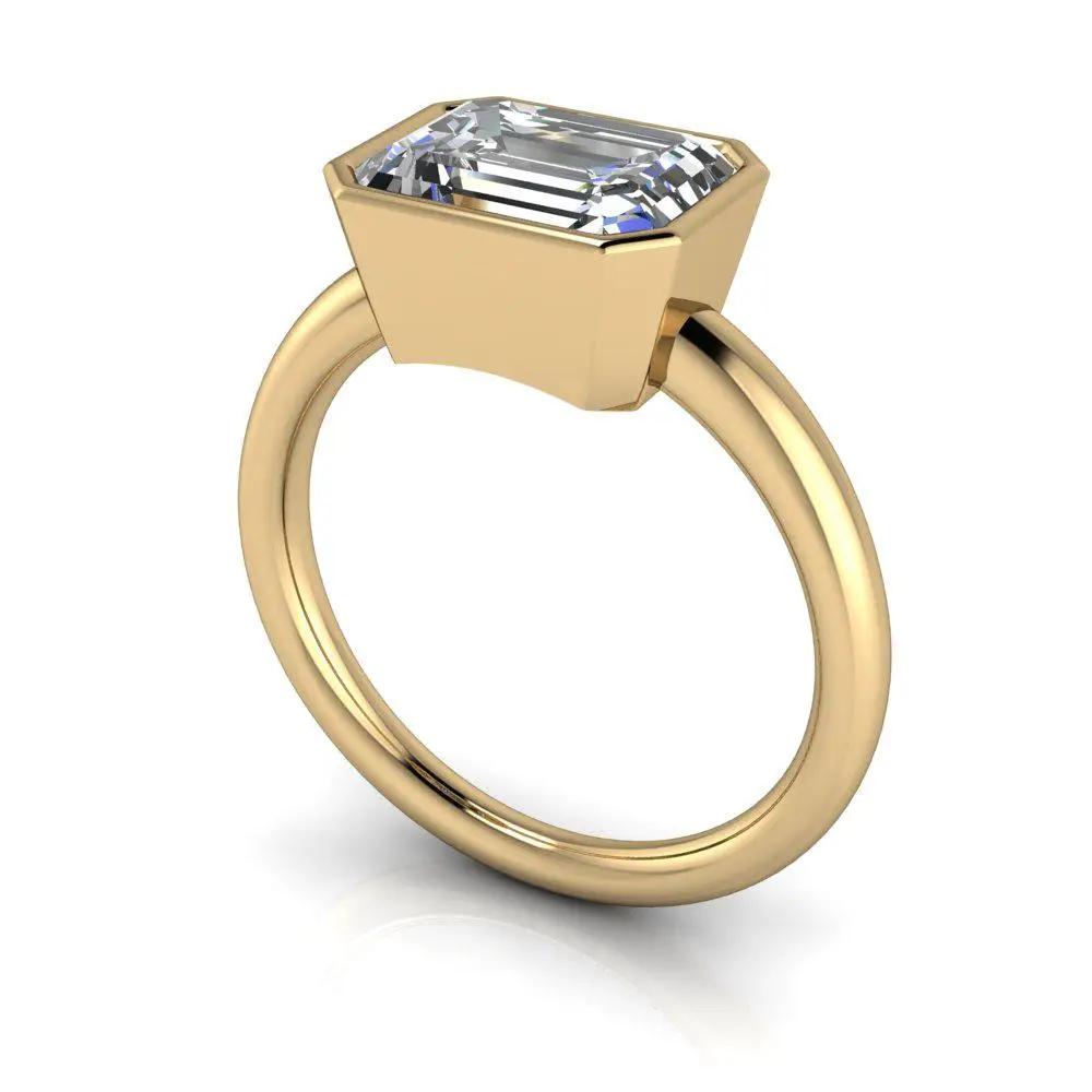 10kt yellow gold Engagement Ring Bel Viaggio Designs, LLC