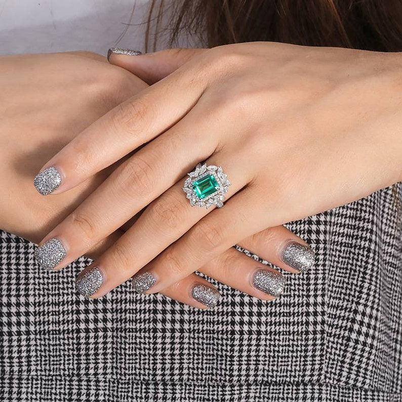 10kt white gold Engagement Ring Bel Viaggio Designs, LLC