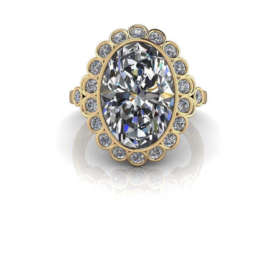 10kt yellow gold Engagement Ring Bel Viaggio Designs, LLC