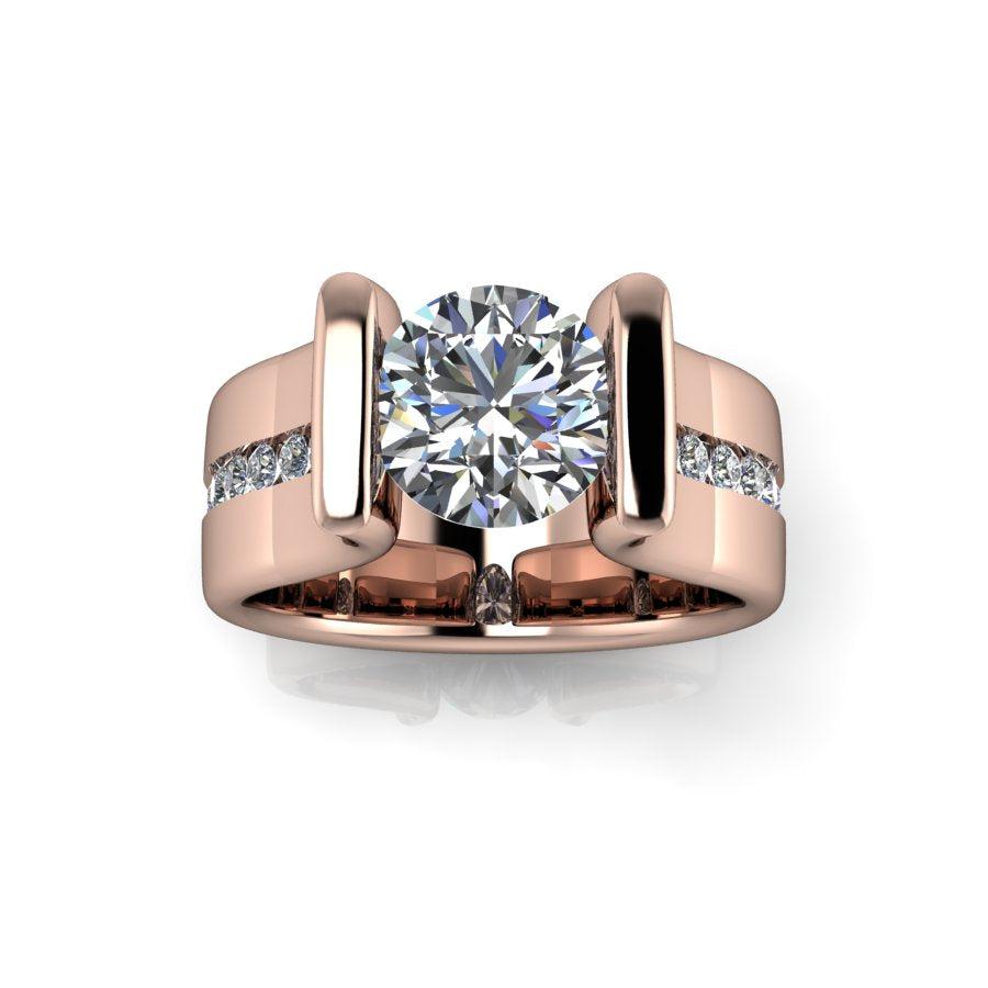 925 Silver Engagement Ring Bel Viaggio Designs, LLC