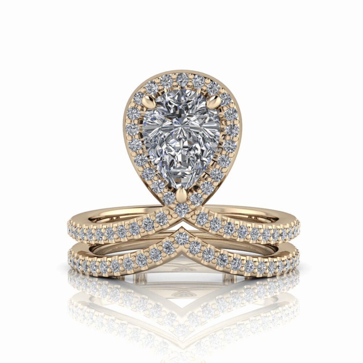 10kt yellow gold Engagement Ring Bel Viaggio Designs, LLC