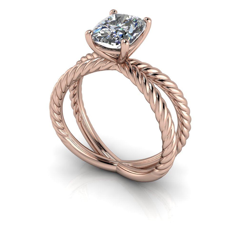 10kt yellow gold Engagement Ring Bel Viaggio Designs, LLC