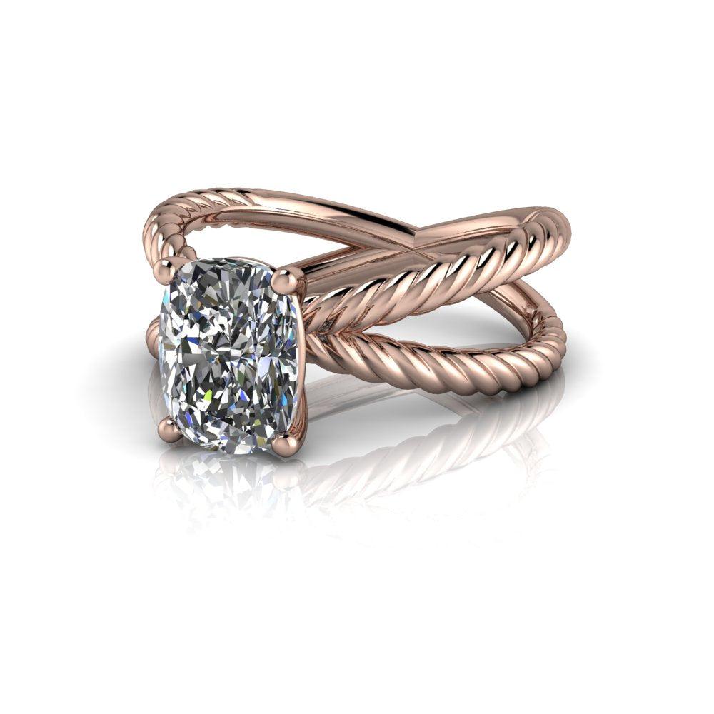 10kt rose gold Engagement Ring Bel Viaggio Designs, LLC