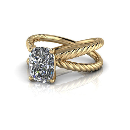 10kt yellow gold Engagement Ring Bel Viaggio Designs, LLC