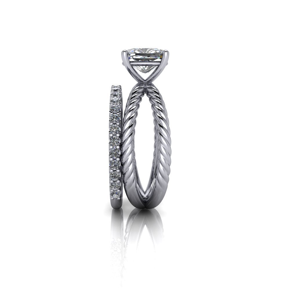 925 Silver Engagement Ring Bel Viaggio Designs, LLC