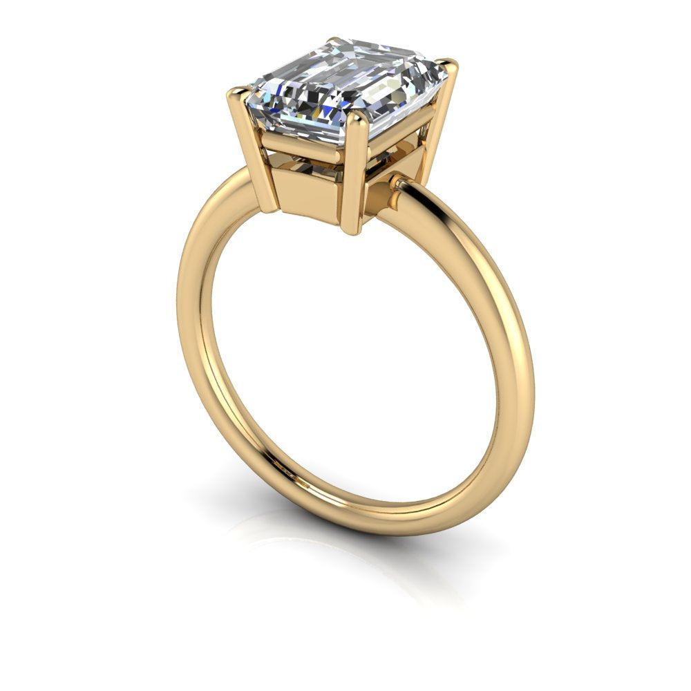 10kt yellow gold Engagement Ring Bel Viaggio Designs, LLC