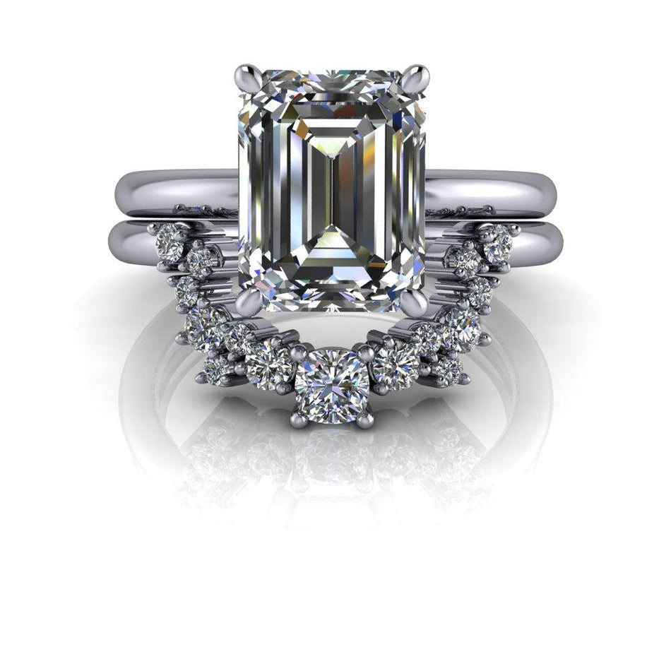 10kt white gold Engagement Ring Bel Viaggio Designs, LLC