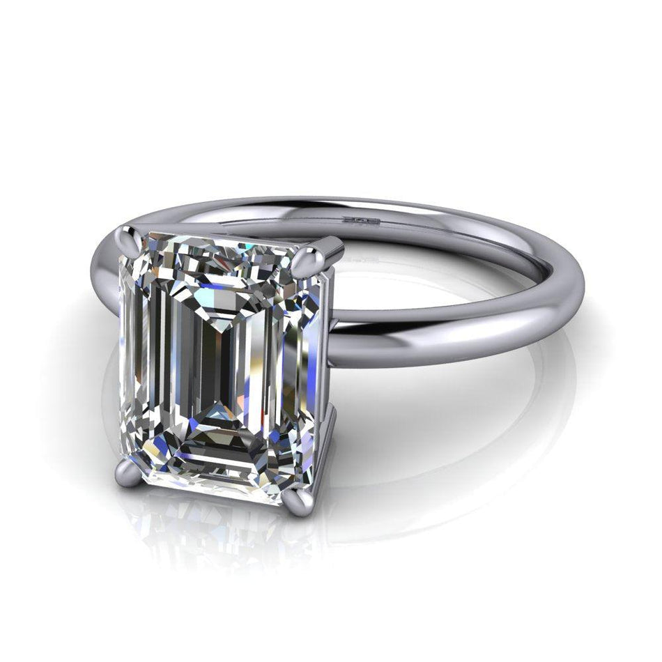 10kt white gold Engagement Ring Bel Viaggio Designs, LLC