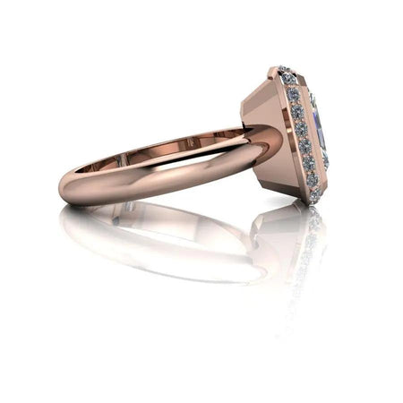 10kt rose gold Engagement Ring Bel Viaggio Designs, LLC