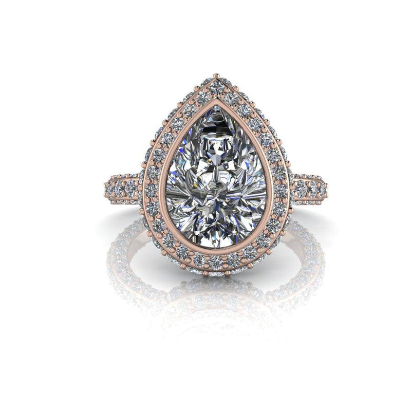 14kt rose gold Engagement Ring Bel Viaggio Designs, LLC