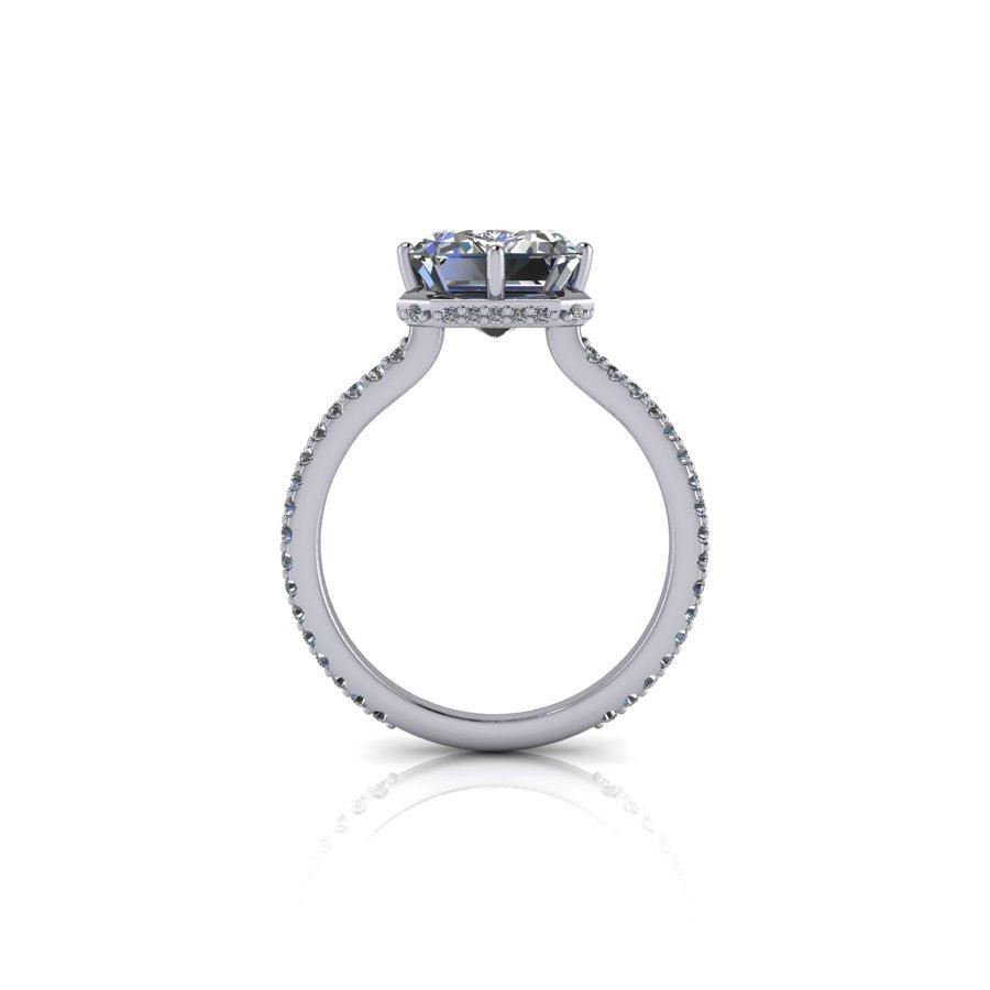 10kt white gold Engagement Ring Bel Viaggio Designs, LLC