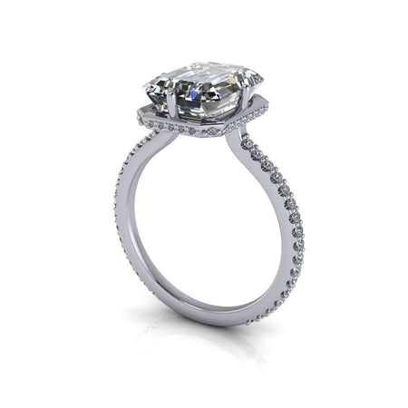 10kt white gold Engagement Ring Bel Viaggio Designs, LLC