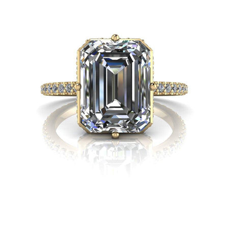 10kt white gold Engagement Ring Bel Viaggio Designs, LLC