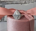 10kt white gold Engagement Ring Bel Viaggio Designs, LLC