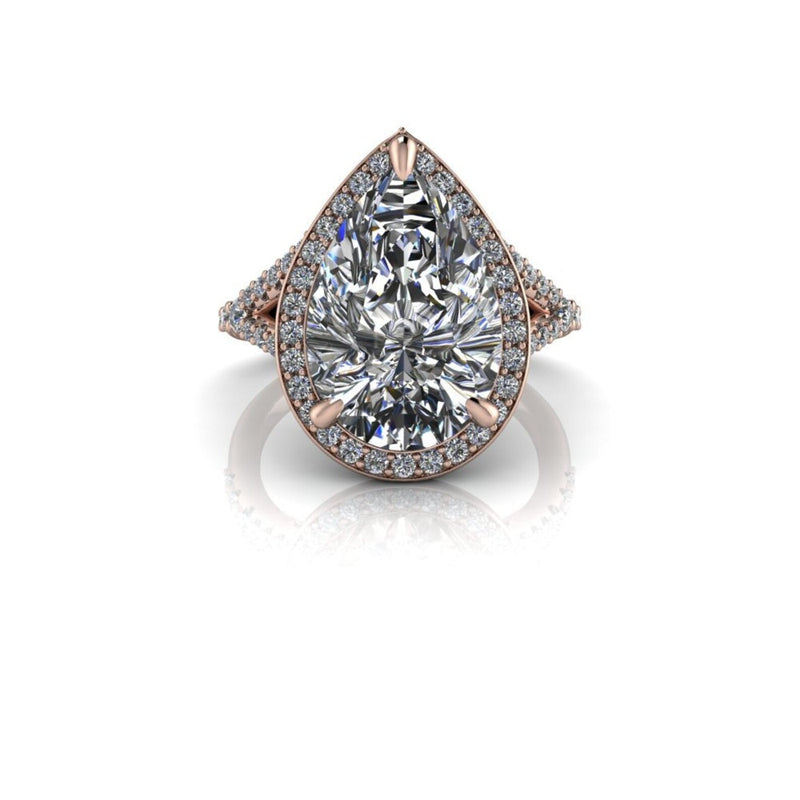 10kt rose gold Engagement Ring Bel Viaggio Designs, LLC