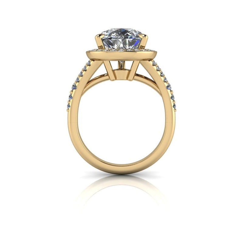 10kt rose gold Engagement Ring Bel Viaggio Designs, LLC